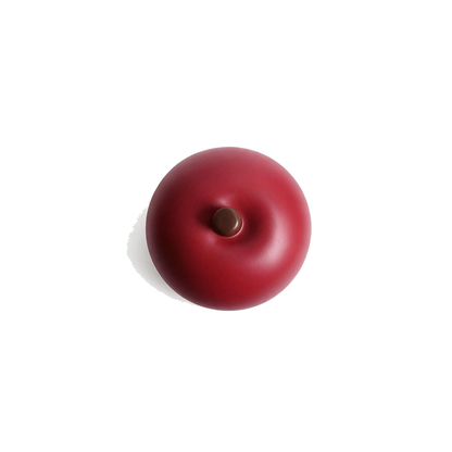 Apple core perpetual desk calendar seen from above